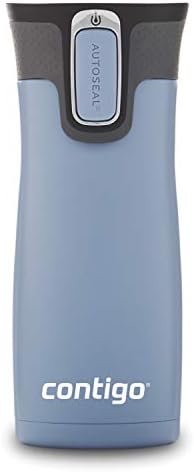 Contigo West Loop Stainless Steel Vacuum-Insulated Travel Mug with Spill-Proof Lid, Keeps Drinks Hot up to 5 Hours and Cold up to 12 Hours, 16oz Earl Grey